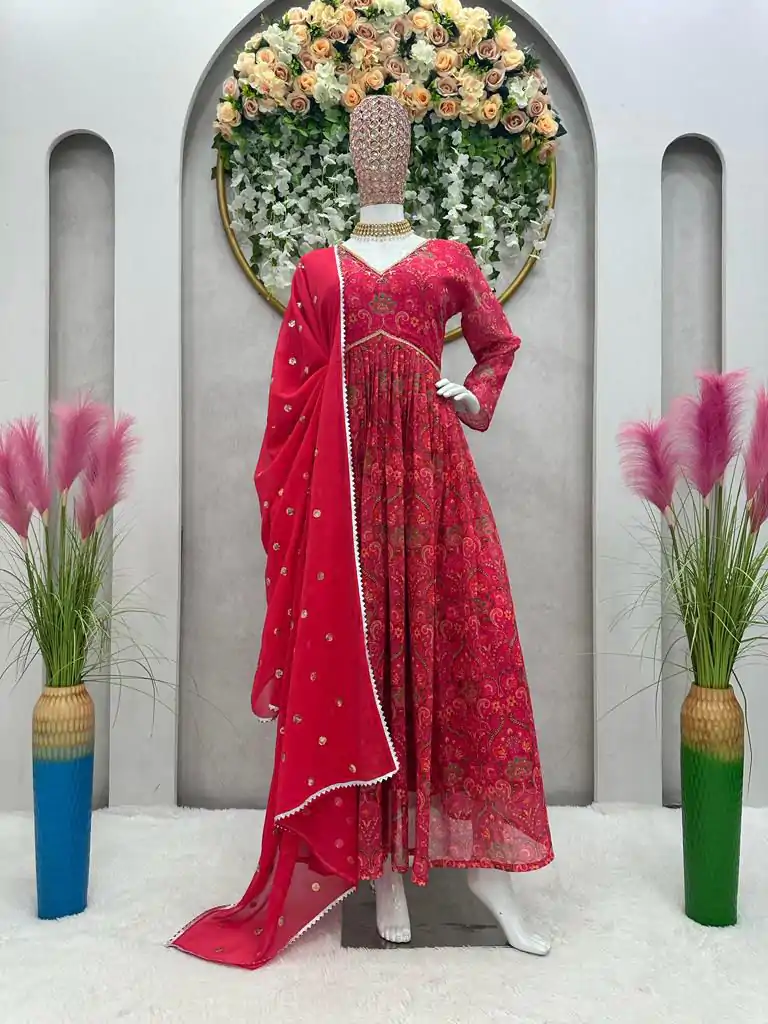 RTC 5575 Pink Color Foix Georgette Digital Printed Salwar Suit Wedding, Party, Festive, Events Etc. Expected Delivery 4-6 Working Days @2049/- | Casual Suits, Salwar suit, Creative suits, Designer Suits, Palazzo Suits, Party Wear Suits, Patiala Suits, Straight Suits