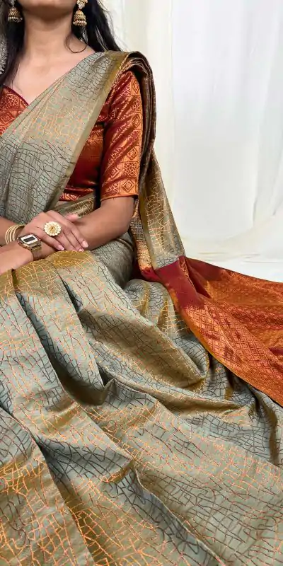 YNF 7415 Green Color Kanchi Weaves Zari Weaving Work Saree Casual Party Wear, Wedding, Events Etc. Expected Delivery 4-6 Working Days @1749 | Designer Sarees, Embroidered Sarees, Sarees, Bollywood Sarees, Creative Sarees, Ethnic Saree, Modern Digital sarees, Party Wear Sarees