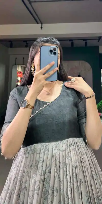 YNF 5021 Grey Color Tussar Silk Printed Weaving Border Gown Casual, Wedding, Festive, Events, Designer Party Wear, Delivery 4-6 Working Days @1749 | Gowns, Bollywood Gowns, Creative Gowns, Designer Gowns, Embroidered Gowns, Party Wear Gowns