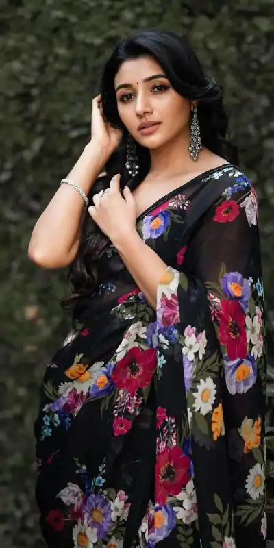 BT 393 Black Color Soft Georgette Fancy Digital Printed Saree Casual, Party Wear, Traditional Wear, Wedding Wear, Events Etc.@1529/- | Designer Sarees, Sarees, Bollywood Sarees, Creative Sarees, Ethnic Saree, Modern Digital sarees, Party Wear Sarees