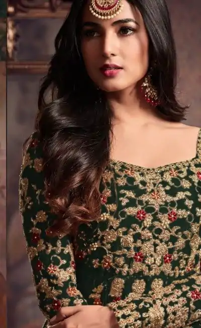 FC 5608 Green Color Heavy Net Embroidery Sequence Salwar Suit Wedding, Party, Festive events, etc.  Expected Delivery  4-6 Working Days @3199/- | Casual Suits, Jump Suits, Salwar suit, Creative suits, Designer Suits, Palazzo Suits, Party Wear Suits, Patiala Suits, Straight Suits