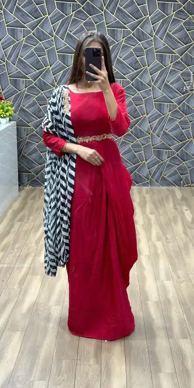 PC 370 Pink Color Chinon Plan Gown Dupatta Digital Print Gown Casual, Party Wear, Events, Festivals Wear Etc. Expected Delivery 4-6 Working Days @1999/- | Gowns, Bollywood Gowns, Creative Gowns, Designer Gowns, Embroidered Gowns, Party Wear Gowns