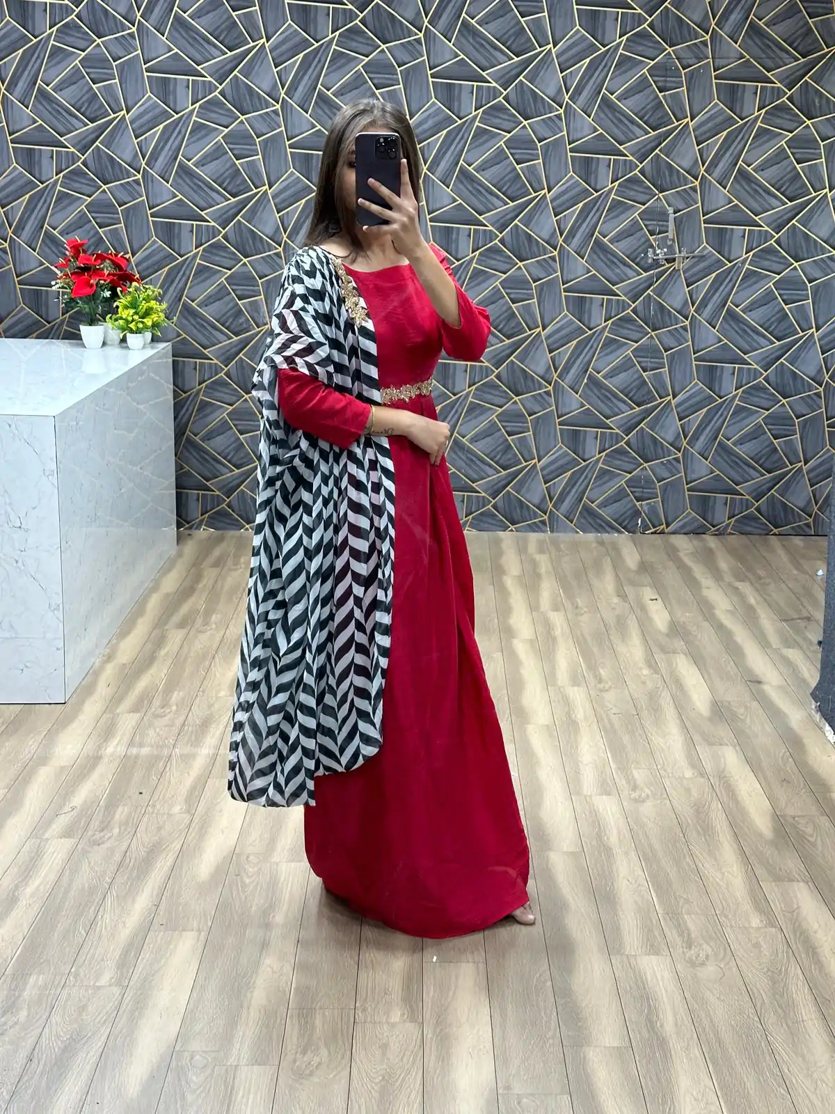 PC 370 Pink Color Chinon Plan Gown Dupatta Digital Print Gown Casual, Party Wear, Events, Festivals Wear Etc. Expected Delivery 4-6 Working Days @1999/- | Gowns, Bollywood Gowns, Creative Gowns, Designer Gowns, Embroidered Gowns, Party Wear Gowns