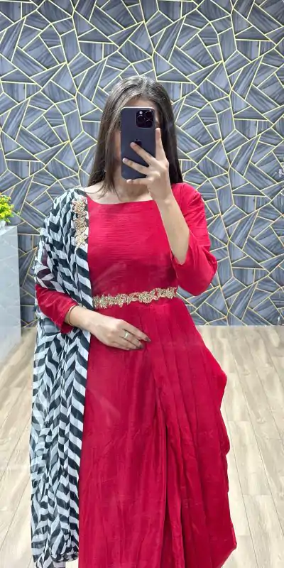 PC 370 Pink Color Chinon Plan Gown Dupatta Digital Print Gown Casual, Party Wear, Events, Festivals Wear Etc. Expected Delivery 4-6 Working Days @1999/- | Gowns, Bollywood Gowns, Creative Gowns, Designer Gowns, Embroidered Gowns, Party Wear Gowns