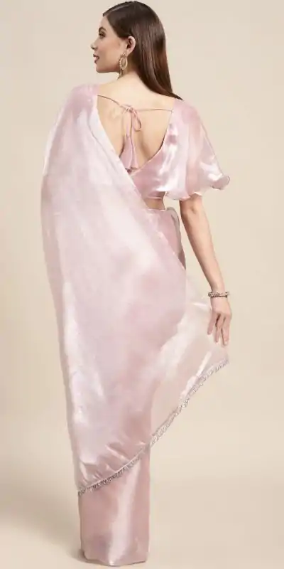 YNF 7702 Light Pink Color Jimi Silk Pallu lace border Work Saree Casual Party Wear, Wedding, Events Etc. Expected Delivery 4-6 Working Days @1599 | Designer Sarees, Embroidered Sarees, Sarees, Bollywood Sarees, Creative Sarees, Ethnic Saree, Modern Digital sarees, Party Wear Sarees