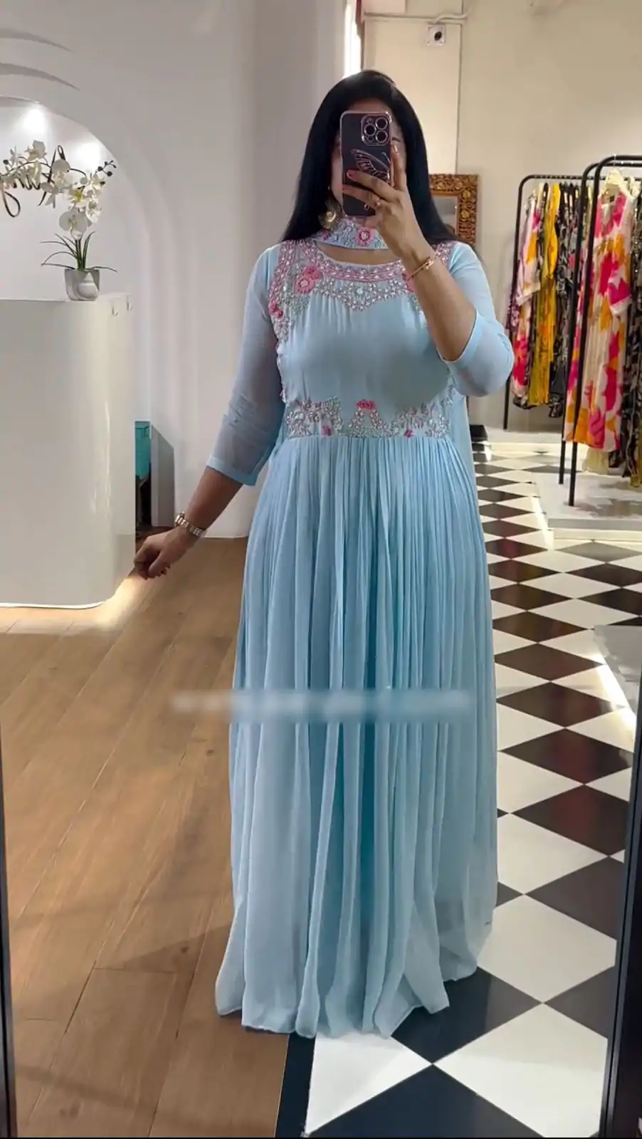PC 369 Blue Color Fox Georgette Embroidery Sequence Work Gown Casual, Party Wear, Events, Festivals Wear Etc. Expected Delivery 4-6 Working Days @1829/- | Gowns, Bollywood Gowns, Creative Gowns, Designer Gowns, Embroidered Gowns, Party Wear Gowns