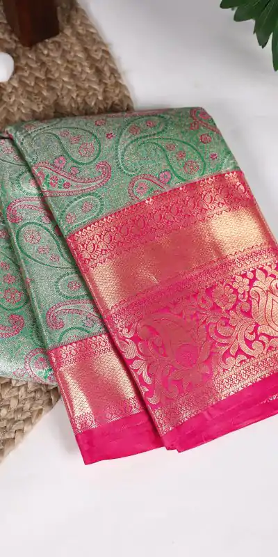 YNF 7415 Peacock Green Color Jacquard Silk Zari Weaving Work Saree Casual Party Wear, Wedding, Events Etc. Expected Delivery 4-6 Working Days @3999 | Designer Sarees, Embroidered Sarees, Sarees, Bollywood Sarees, Creative Sarees, Ethnic Saree, Modern Digital sarees, Party Wear Sarees