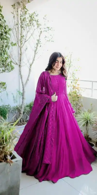 RTC 5521 Rani Pink Color Georgette Thread Sequence Work Salwar Suit Wedding, Party, Festive, Events Etc. Expected Delivery 4-6 Working Days @1399/- | Casual Suits, Jump Suits, Salwar suit, Creative suits, Designer Suits, Palazzo Suits, Party Wear Suits, Patiala Suits, Straight Suits