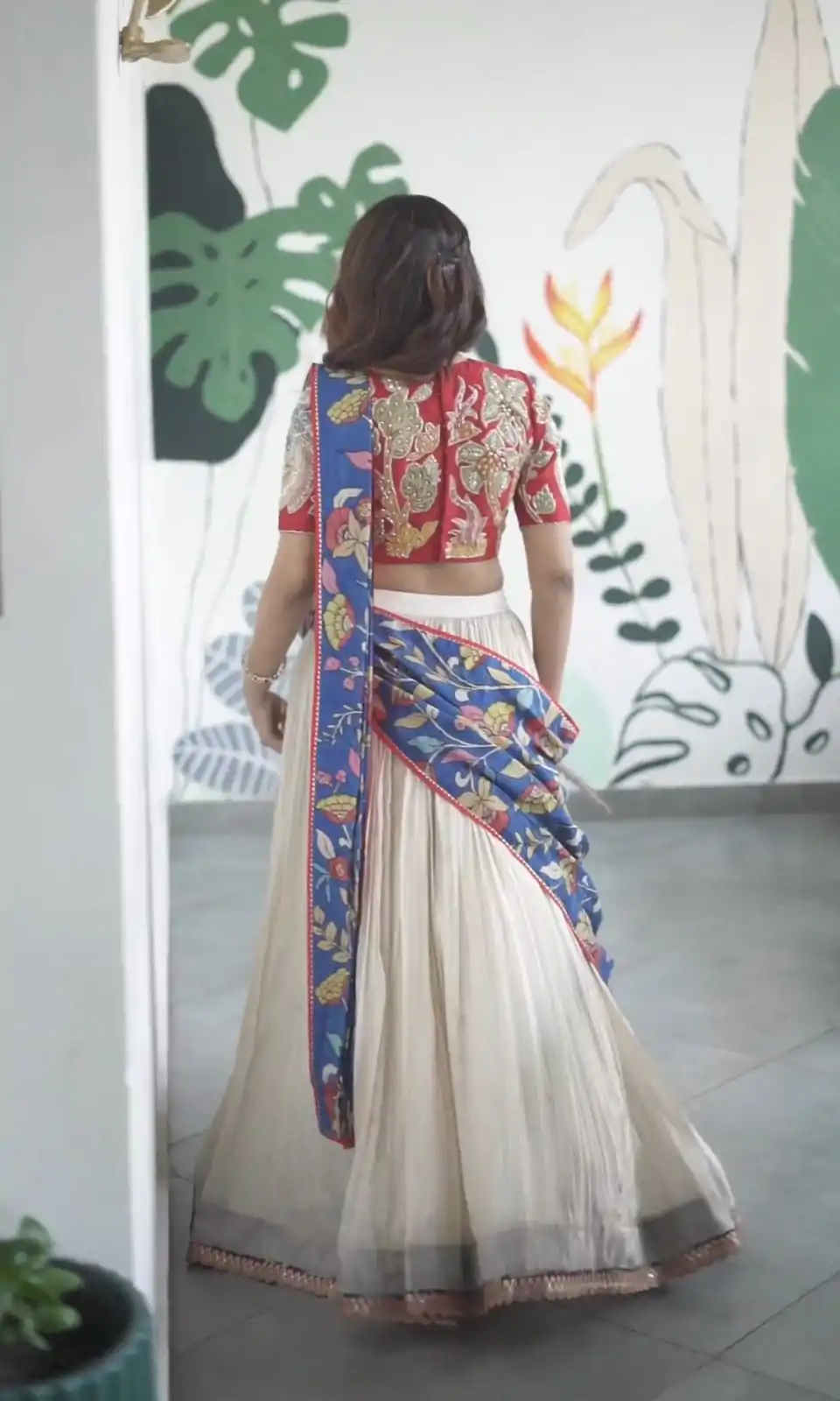 PC 362 White Color Chant Crepe Kalamkari Printed Diamond Lehenga Choli Casual, Party Wear, Events, Festivals Wear Expected Delivery 4-6 Working Days @2079/- | Lehenga, Bollywood Lehenga, Creative Lehenga, Designer Lehenga, Embroidered Lehenga, Party Wear Lehenga