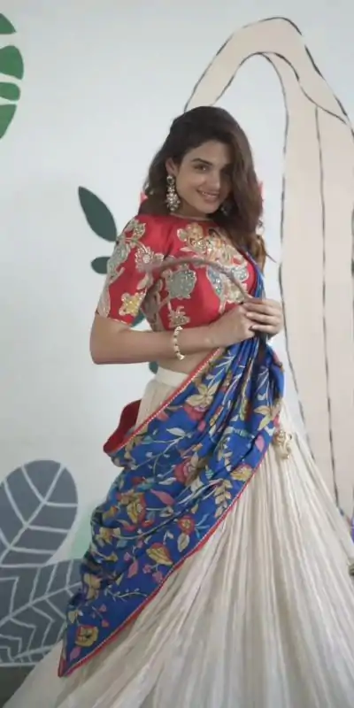 PC 362 White Color Chant Crepe Kalamkari Printed Diamond Lehenga Choli Casual, Party Wear, Events, Festivals Wear Expected Delivery 4-6 Working Days @2079/- | Lehenga, Bollywood Lehenga, Creative Lehenga, Designer Lehenga, Embroidered Lehenga, Party Wear Lehenga