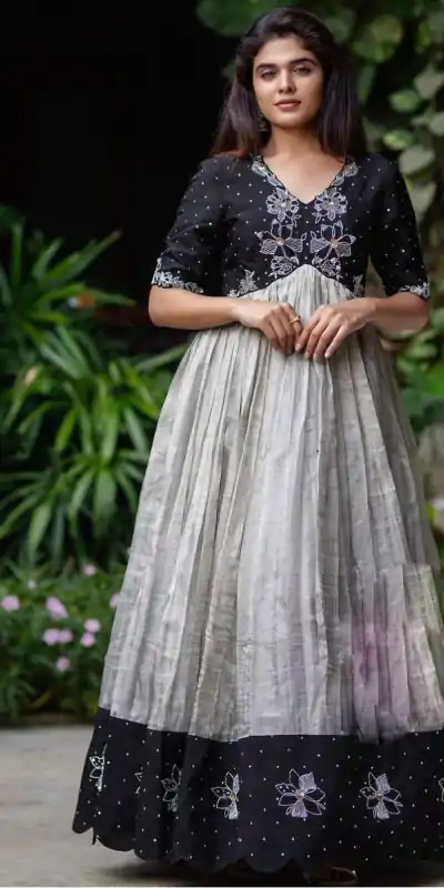 PC 277 White Color Choline Embroidery Sequence Gown Casual, Party Wear, Events, Festivals Wear Etc. Expected Delivery 4-6 Working Days @1929/- | Gowns, Bollywood Gowns, Creative Gowns, Designer Gowns, Embroidered Gowns, Party Wear Gowns