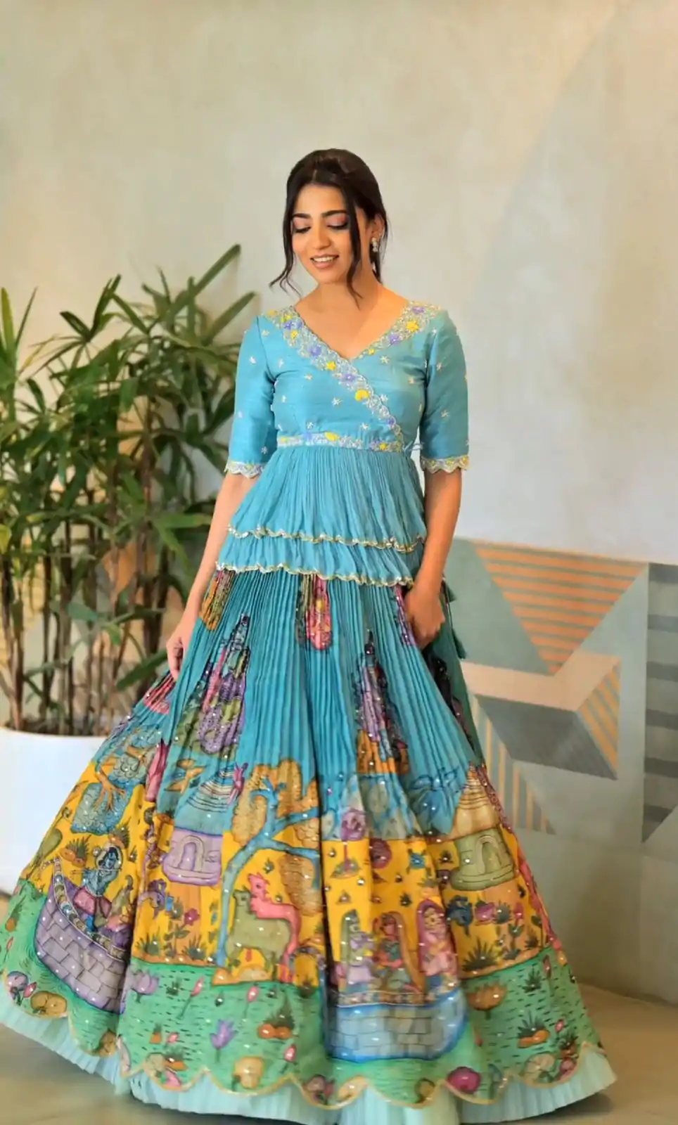 PC 373 Blue Color Chinon Embroidery Thread Work Lehenga Choli Casual, Party Wear, Events, Festivals Wear Expected Delivery 4-6 Working Days @2149/- | Lehenga, Bollywood Lehenga, Creative Lehenga, Designer Lehenga, Embroidered Lehenga, Party Wear Lehenga