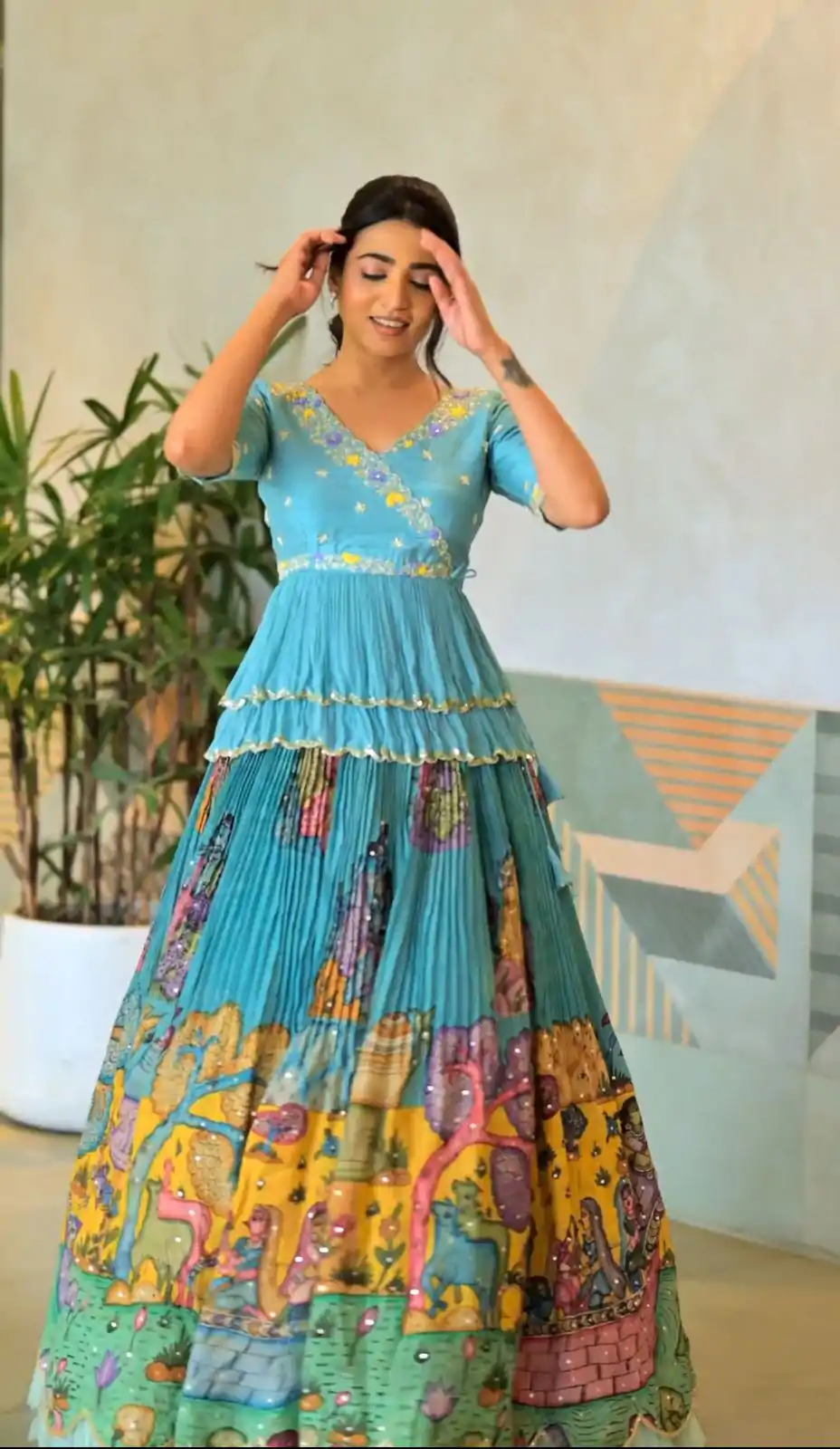 PC 373 Blue Color Chinon Embroidery Thread Work Lehenga Choli Casual, Party Wear, Events, Festivals Wear Expected Delivery 4-6 Working Days @2149/- | Lehenga, Bollywood Lehenga, Creative Lehenga, Designer Lehenga, Embroidered Lehenga, Party Wear Lehenga