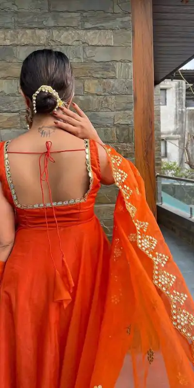 RTC 5625(A) Orange Color Georgette Coin Lace Border Salwar Suit Wedding, Party, Festive, Events Etc. Expected Delivery 4-6 Working Days @1899/- | Casual Suits, Jump Suits, Salwar suit, Creative suits, Designer Suits, Palazzo Suits, Party Wear Suits, Patiala Suits, Straight Suits