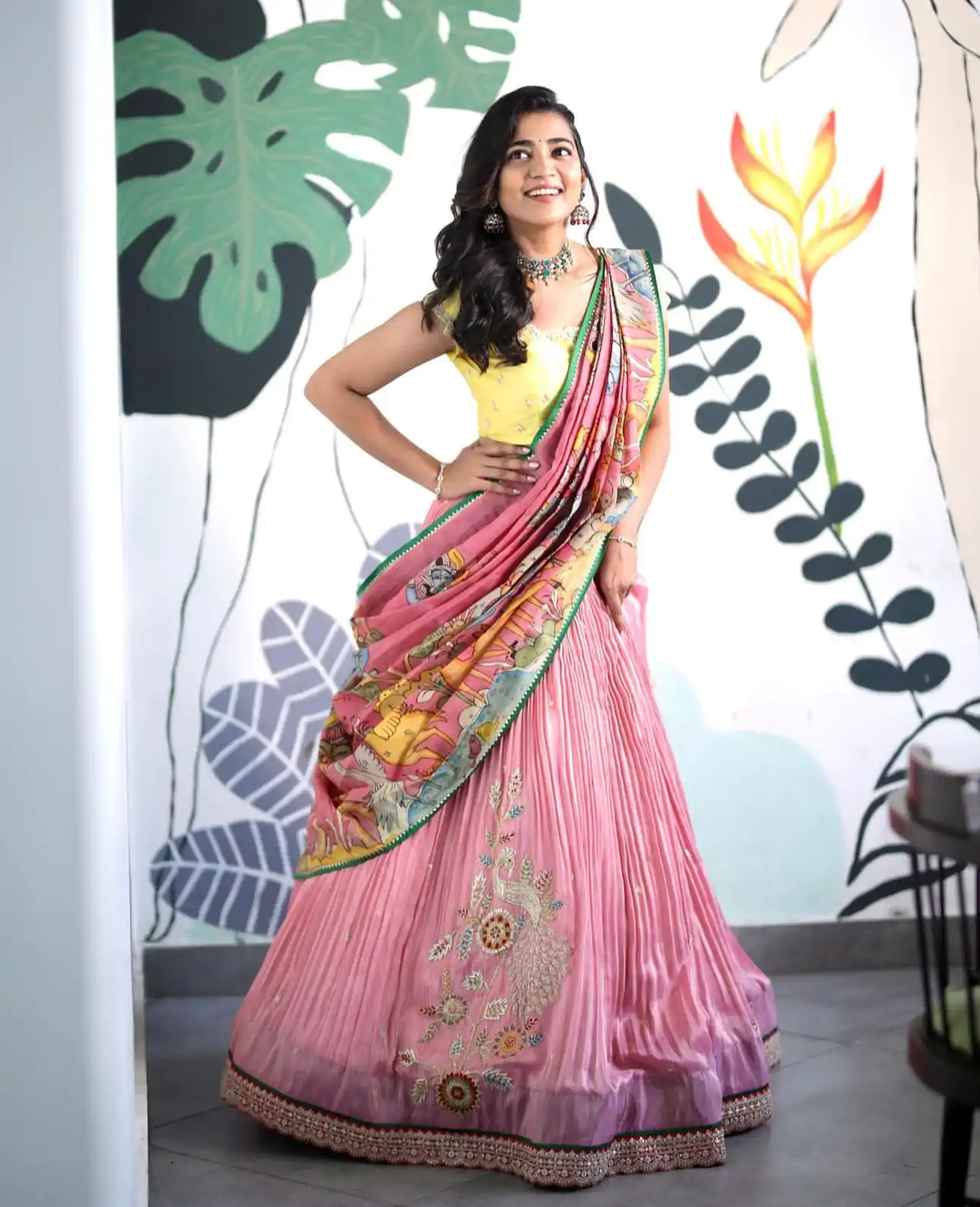 PC 383 Pink  Color Chinon Embroidery Thread Lehenga Choli Casual, Party Wear, Events, Festivals Wear Expected Delivery 4-6 Working Days @2329/- | Lehenga, Bollywood Lehenga, Creative Lehenga, Designer Lehenga, Embroidered Lehenga, Party Wear Lehenga