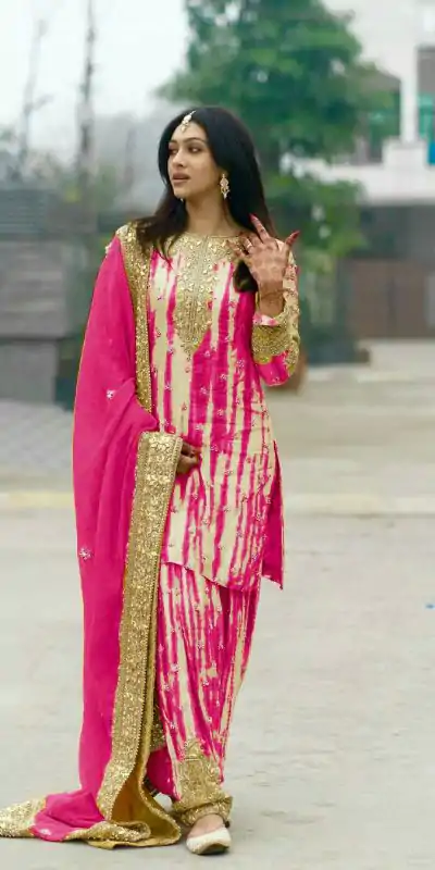 SSR 480 Pink Color Chinnon Embroidery Sequence Salwar Suit Wedding, Party, Festive, Events Expected Delivery 4-6 Working Days @ 2499/- | Casual Suits, Jump Suits, Salwar suit, Creative suits, Designer Suits, Palazzo Suits, Party Wear Suits, Patiala Suits, Straight Suits