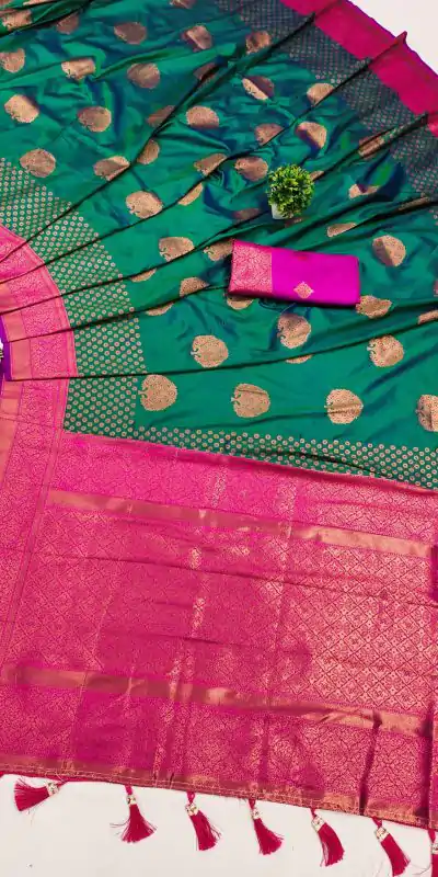 MB™️3281 Green Color Soft Silk Copper Zari Design Saree Casual, Wedding, Party, Festival, Events, Expected Delivery 4-6 Working Days @2049/- | Designer Sarees, Embroidered Sarees, Sarees, Bollywood Sarees, Creative Sarees, Ethnic Saree, Modern Digital sarees, Party Wear Sarees