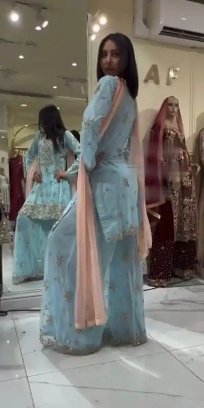 SRK 5004 Light Sky Blue Color Georgette Embroidery Salwar Suit Wedding, Party, Festive, Events Expected Delivery 4-6 Working Days @ 1949/- | Casual Suits, Jump Suits, Salwar suit, Creative suits, Designer Suits, Palazzo Suits, Party Wear Suits, Patiala Suits, Straight Suits