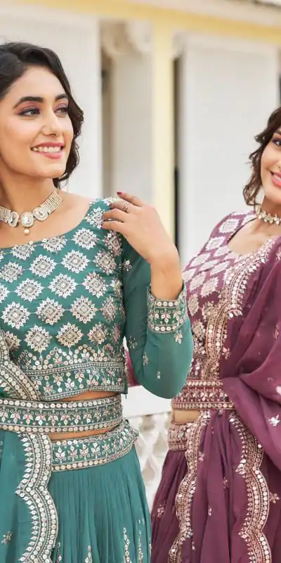 Ram 026 Purple Color Georgette Sequence Work Lehenga Choli Casual, Wedding, Festive, Events Expected Delivery 4-6 Working Days @3049/- | Lehenga, Bollywood Lehenga, Creative Lehenga, Designer Lehenga, Embroidered Lehenga, Party Wear Lehenga