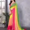 Jr Pop Multi  : Faux Peding Georgette Party, Wedding, Festive, Events Etc. 4-6 Working Days @1549/- Only | Designer Sarees, Embroidered Sarees, Sarees, Bollywood Sarees, Creative Sarees, Ethnic Saree, Modern Digital sarees, Party Wear Sarees
