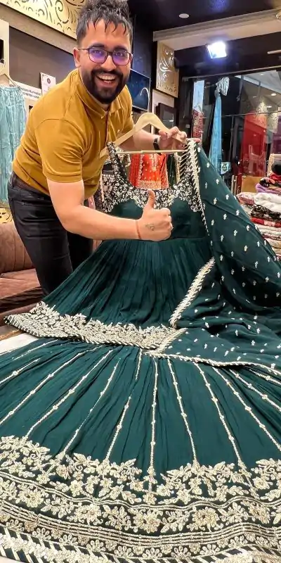 RTC 5766 Blue Color Georgette Thread With Sequence Lehenga Choli Wedding, Party, Festive, Events Etc.   Expected Delivery 4-6 Working Days @2999/- | Lehenga, Bollywood Lehenga, Creative Lehenga, Designer Lehenga, Embroidered Lehenga, Party Wear Lehenga