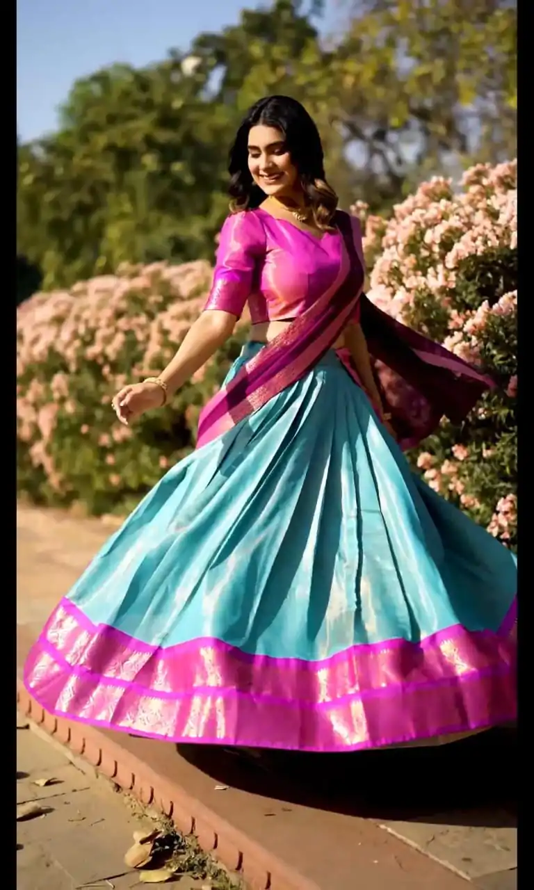 LNB 2001 See Blue Color Peaceful Kanchipuram Zari Weaving Lehenga Choli Wedding, Festive, Events Expected Delivery 4-6 Working Days@2199/- Only | Lehenga, Bollywood Lehenga, Creative Lehenga, Designer Lehenga, Embroidered Lehenga, Party Wear Lehenga