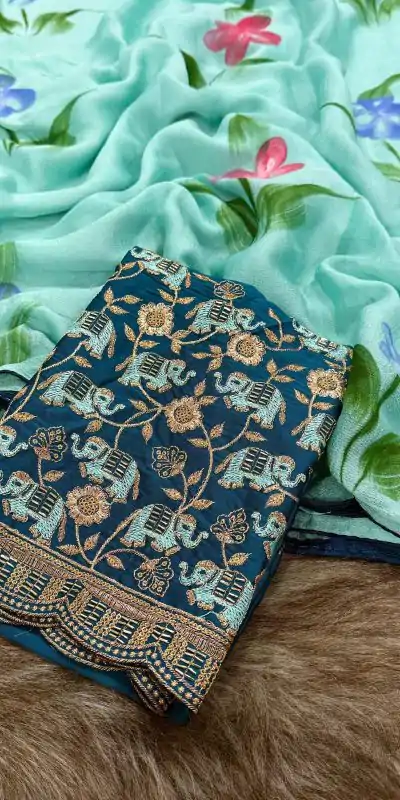 SSS 590 Sky Blue Color Georgette Embroidery Sequence work Sequence lace Casual, Wedding, Festive, Events . Expected Delivery  4-6 Working Days @1699/- only | Designer Sarees, Embroidered Sarees, Sarees, Bollywood Sarees, Creative Sarees, Ethnic Saree, Modern Digital sarees, Party Wear Sarees