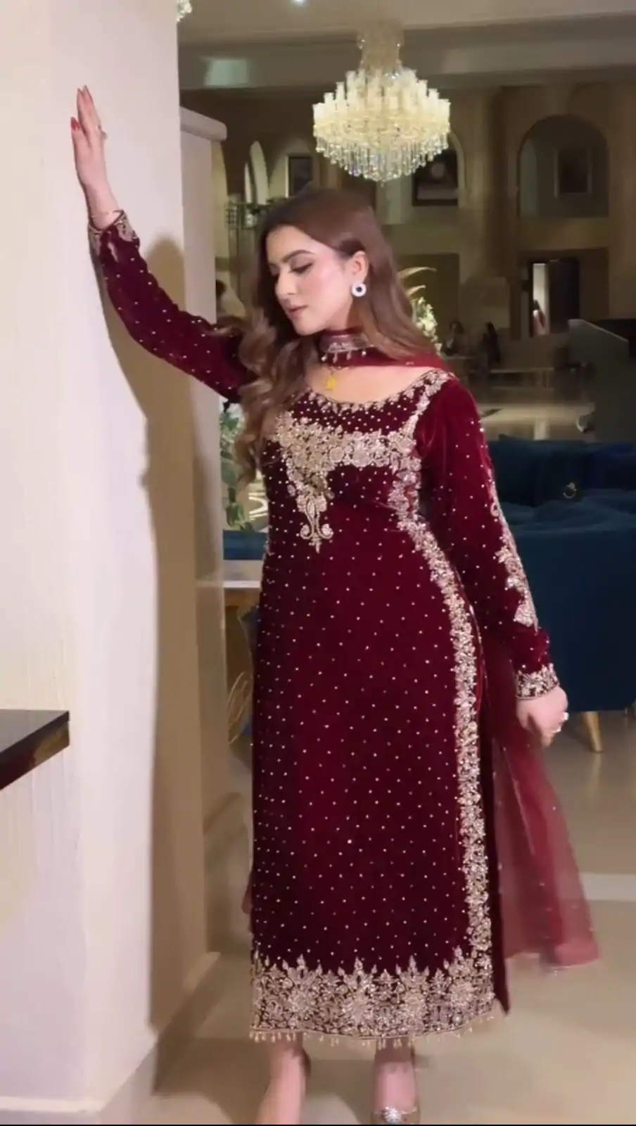 NSR 818 Marron Violet Color Heavy Embroidery Sequence Straight Suit Casual, Wedding, Party, Festive, Events Etc.4-6 Working Days @2199/- only | Casual Suits, Jump Suits, Salwar suit, Creative suits, Designer Suits, Palazzo Suits, Party Wear Suits, Patiala Suits, Straight Suits