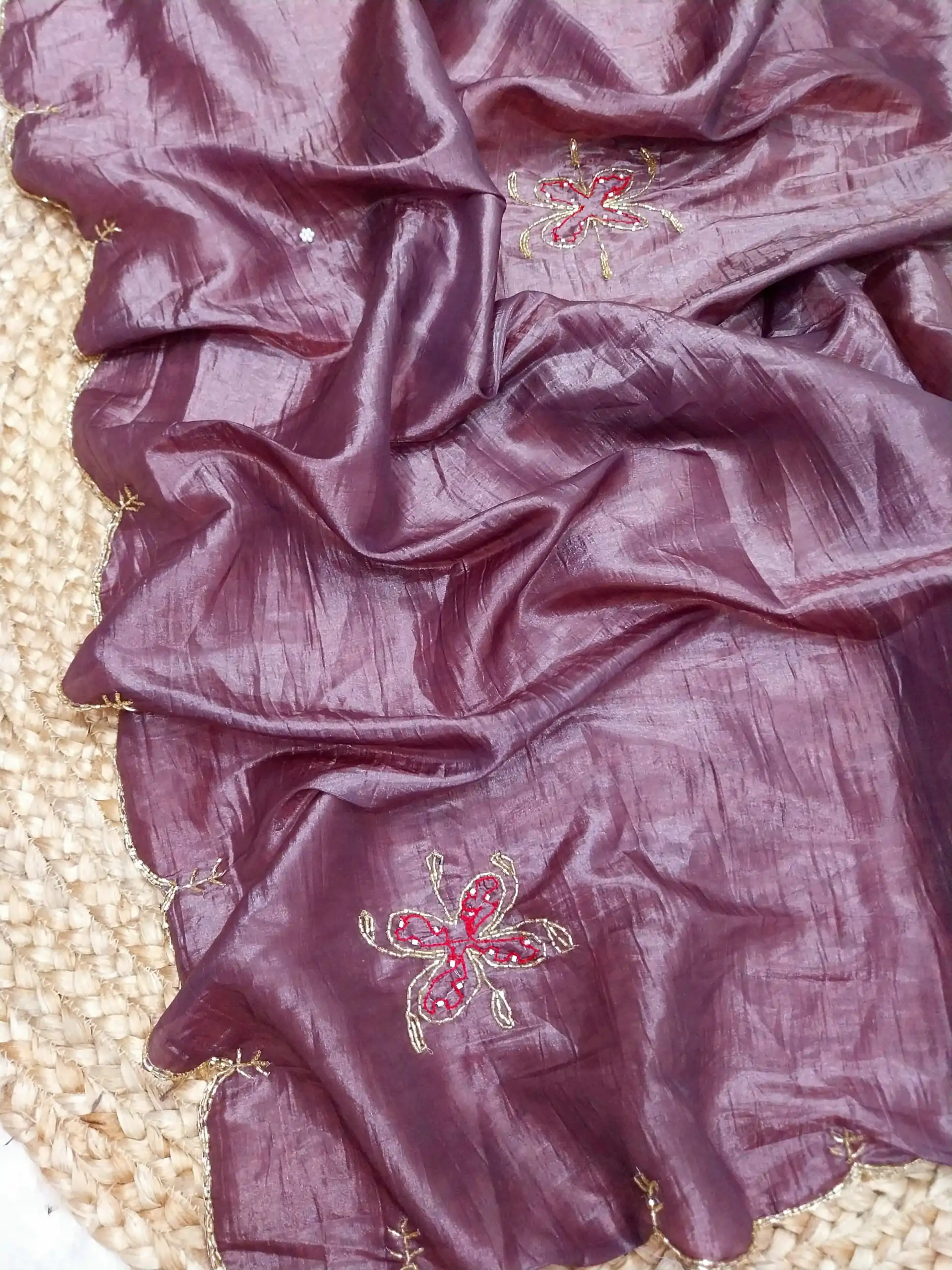 SSS 533 Pink Color fabric having handwork With Work Saree Casual, Party Wear, Wedding, Events Etc.4-6 Working Days@ 2150/- only | Designer Sarees, Embroidered Sarees, Sarees, Bollywood Sarees, Creative Sarees, Ethnic Saree, Modern Digital sarees, Party Wear Sarees