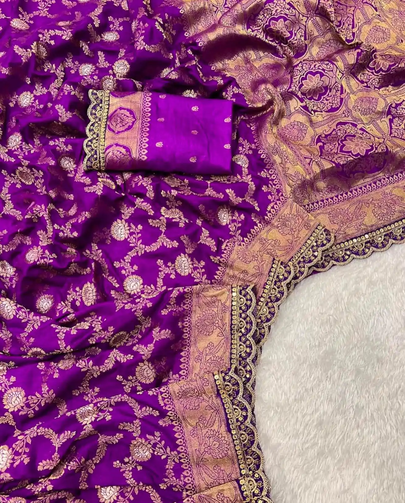 MS 469 Purple color Jacquard Weaving With Embroidery Cording Lace Saree Casual, Wedding, Festive, Events . Expected Delivery  4-6 Working Days @1649/- only                                                                                                                                                                    | Designer Sarees, Embroidered Sarees, Sarees, Bollywood Sarees, Creative Sarees, Ethnic Saree, Modern Digital sarees, Party Wear Sarees