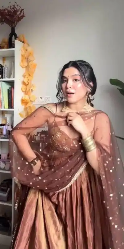 SRK 5239 Brown Color Fendi Silk With Embroidery Sequence Work Anarkali Gown Wedding Party, Festive, Events Etc.4-6 Working Days@1999/- only | Gowns, Bollywood Gowns, Creative Gowns, Designer Gowns, Embroidered Gowns, Party Wear Gowns, Straight Suits