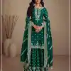 FC 5231 Green Color Heavy Semi Chinon Silk Codding Embroidery Salwar Suit Casual, Wedding, Party, Festive, Events Etc.4-6 Working Days@ 2899/-only | Casual Suits, Jump Suits, Salwar suit, Creative suits, Designer Suits, Palazzo Suits, Party Wear Suits, Patiala Suits, Straight Suits