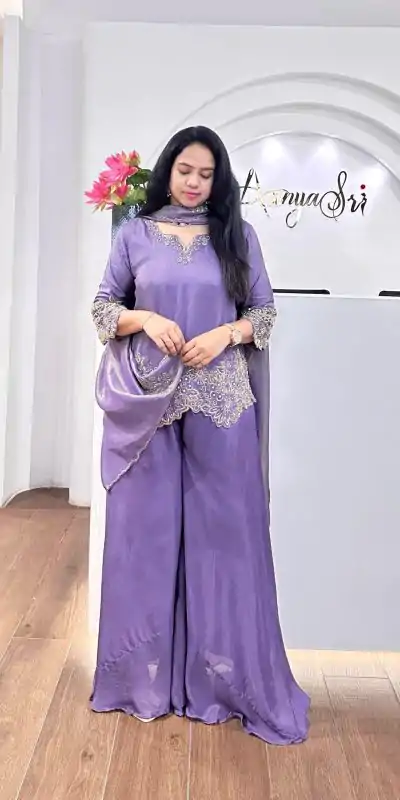 SRK 5234 Purple Color Faux Georgette With Heavy Embroidery Sequence Work Salwar Suit , Wedding, Party, Festive, Events Etc.4-6 Working Days@ 1999/-only | Casual Suits, Jump Suits, Salwar suit, Creative suits, Designer Suits, Palazzo Suits, Party Wear Suits, Patiala Suits, Straight Suits