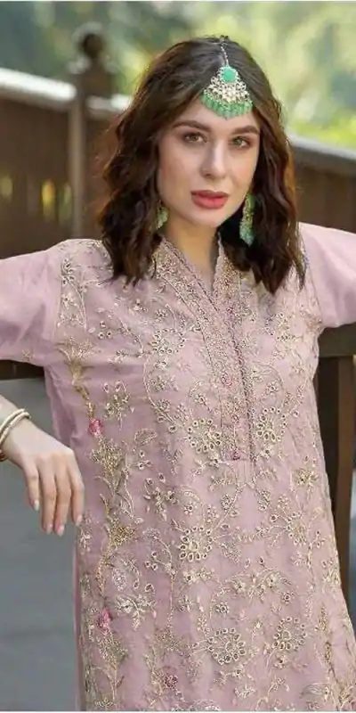 FC 1129 Light Pink Color Organza With Embroidery Sequence Work Salwar Suit Casual, Wedding, Party, Festive, Events Etc.4-6 Working Days@ 2449/-only | Casual Suits, Jump Suits, Salwar suit, Creative suits, Designer Suits, Palazzo Suits, Party Wear Suits, Patiala Suits, Straight Suits