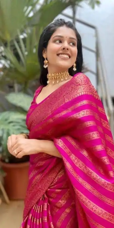 KP 5084 Pink Color Soft Lichi Silk Jacquard Work On All Over Saree Casual, Wedding, Festive, Events . Expected Delivery  4-6 Working Days @1399/- only                                                                                                                                             | Designer Sarees, Embroidered Sarees, Sarees, Bollywood Sarees, Creative Sarees, Ethnic Saree, Modern Digital sarees, Party Wear Sarees