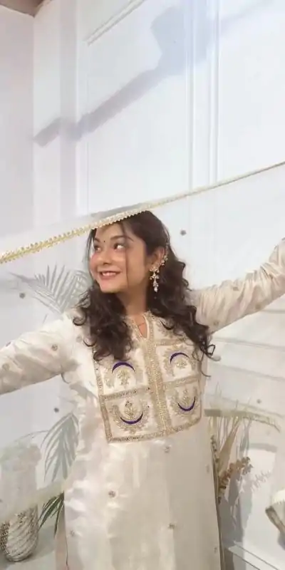 ZSR 3105 White VI Chitra Silk With Heavy Coding Embroidery Sequence Work Salwar Suit , Wedding, Party, Festive, Events Etc.4-6 Working Days@ 1899/-only | Casual Suits, Jump Suits, Salwar suit, Creative suits, Designer Suits, Palazzo Suits, Party Wear Suits, Patiala Suits, Straight Suits