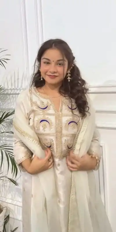 ZSR 3105 White VI Chitra Silk With Heavy Coding Embroidery Sequence Work Salwar Suit , Wedding, Party, Festive, Events Etc.4-6 Working Days@ 1899/-only | Casual Suits, Jump Suits, Salwar suit, Creative suits, Designer Suits, Palazzo Suits, Party Wear Suits, Patiala Suits, Straight Suits