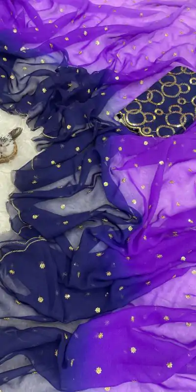 MS 470 Navy Blue color Georgette With Sequence Worked Butti Saree Casual, Wedding, Festive, Events . Expected Delivery  4-6 Working Days @1699/- only                                                                                                                                                                                  | Designer Sarees, Embroidered Sarees, Sarees, Bollywood Sarees, Creative Sarees, Ethnic Saree, Modern Digital sarees, Party Wear Sarees