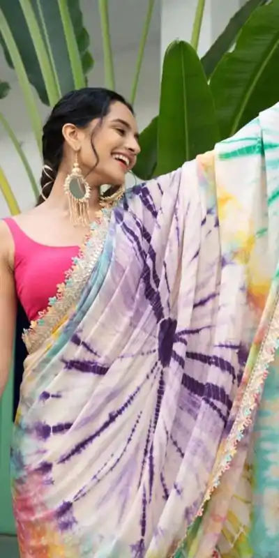 MS 459 Multi color Chinon fabric Embroidery Coding Sequins Lace Saree Casual, Wedding, Festive, Events . Expected Delivery  4-6 Working Days @1649/- only | Designer Sarees, Embroidered Sarees, Sarees, Bollywood Sarees, Creative Sarees, Ethnic Saree, Modern Digital sarees, Party Wear Sarees