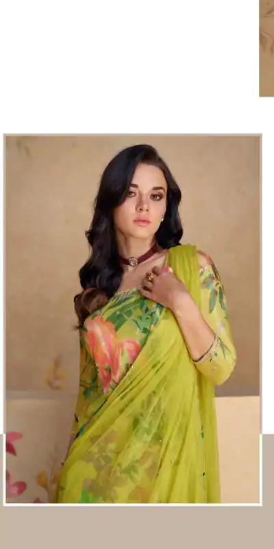 FC 5538 Perrot Green Color chinon Print Silk with Dall US Crepe Sharara Suit Wedding, Party, Festive, Events Etc.  Expected Delivery 4-6 Working Days @2099/- | Casual Suits, Jump Suits, Salwar suit, Creative suits, Designer Suits, Palazzo Suits, Party Wear Suits, Patiala Suits, Straight Suits