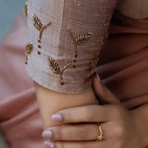 AC Lady Pink Color Rangoli Silk Handwork And Cutwork With Pearl Saree Casual, Wedding, Festive, Events . Expected Delivery  4-6 Working Days @1899/- only                                                                                                                                             | Designer Sarees, Embroidered Sarees, Sarees, Bollywood Sarees, Creative Sarees, Ethnic Saree, Modern Digital sarees, Party Wear Sarees