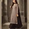 FC 47001 Brown Color Georgette With Embroidery work With Stone Suit Casual, Wedding, Party, Festive, Events Etc.4-6 Working Days@ 1849/-only | Casual Suits, Jump Suits, Salwar suit, Creative suits, Designer Suits, Palazzo Suits, Party Wear Suits, Patiala Suits, Straight Suits