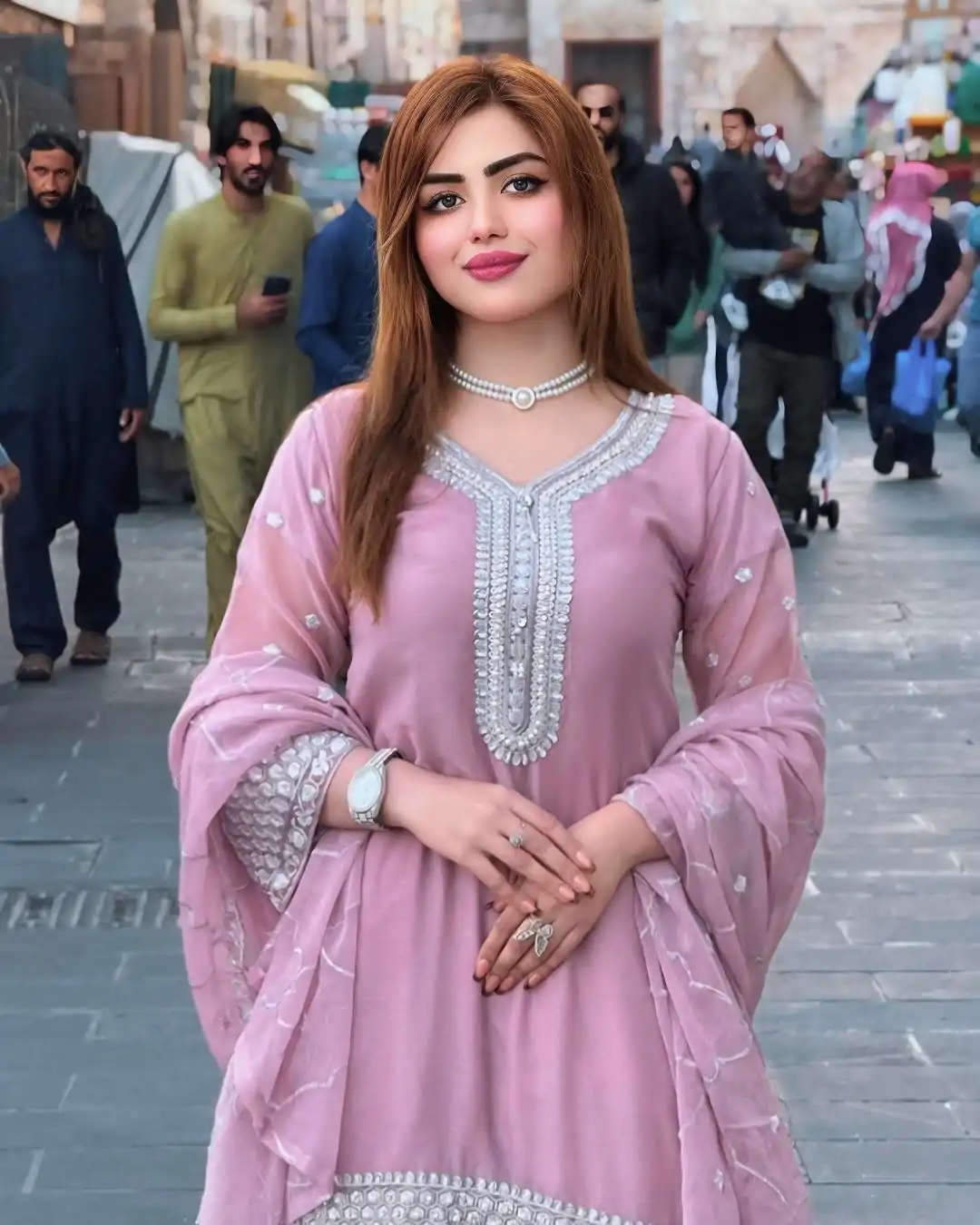 NSR 836 Light Pink Color Faux Georgette With Embroidery Sharara Suit Wedding, Party, Festive, Events Etc.  Expected Delivery 4-6 Working Days @2049/- | Casual Suits, Jump Suits, Salwar suit, Creative suits, Designer Suits, Palazzo Suits, Party Wear Suits, Patiala Suits, Straight Suits