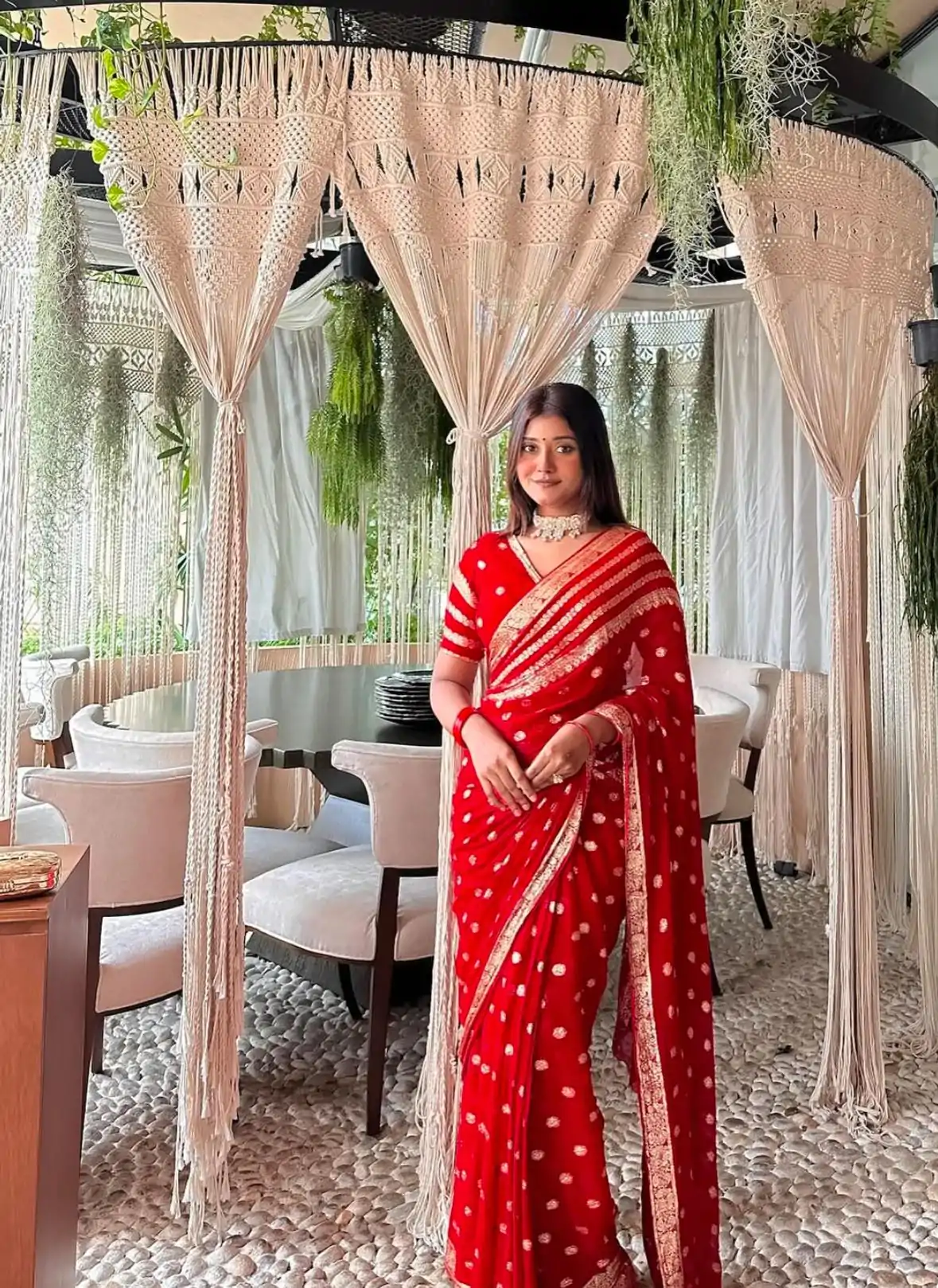MS Pani Red Color Viscose Georgette With Pure Jacquard Zari Saree Casual, Wedding, Festive, Events . Expected Delivery  4-6 Working Days @1599/- only | Designer Sarees, Embroidered Sarees, Sarees, Bollywood Sarees, Creative Sarees, Ethnic Saree, Modern Digital sarees, Party Wear Sarees