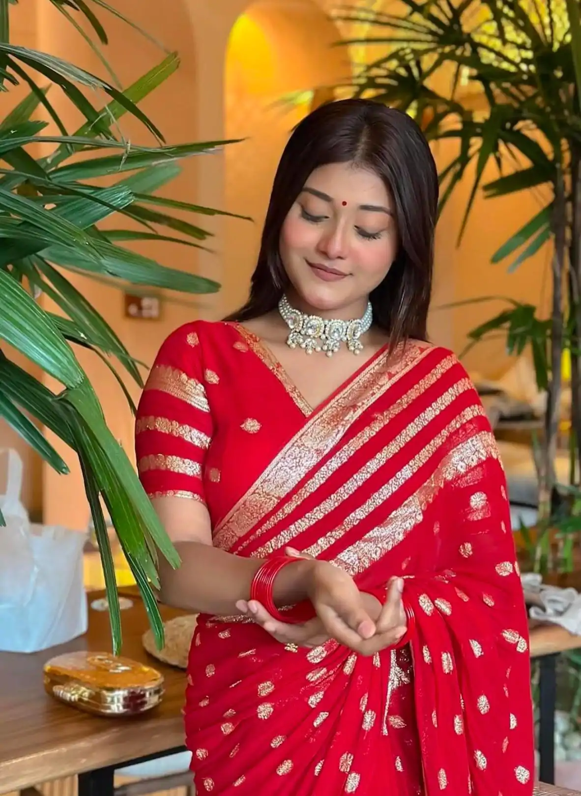 MS Pani Red Color Viscose Georgette With Pure Jacquard Zari Saree Casual, Wedding, Festive, Events . Expected Delivery  4-6 Working Days @1599/- only | Designer Sarees, Embroidered Sarees, Sarees, Bollywood Sarees, Creative Sarees, Ethnic Saree, Modern Digital sarees, Party Wear Sarees