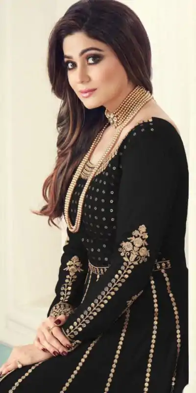 FC 8543 Black Color Georgette Codding Sequence Embroidery Work Anarkali Gown Wedding Party, Festive, Events Etc.4-6 Working Days@2149/- only | Gowns, Bollywood Gowns, Creative Gowns, Designer Gowns, Embroidered Gowns, Party Wear Gowns, Straight Suits