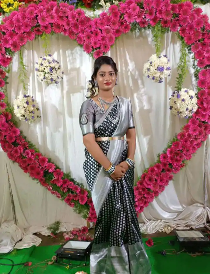 KP 3015 black Color Soft Litchi Silk Jacquard Work Sequence Saree Casual, Wedding, Festive, Events . Expected Delivery  4-6 Working Days @1449/- only | Designer Sarees, Embroidered Sarees, Sarees, Bollywood Sarees, Creative Sarees, Ethnic Saree, Modern Digital sarees, Party Wear Sarees