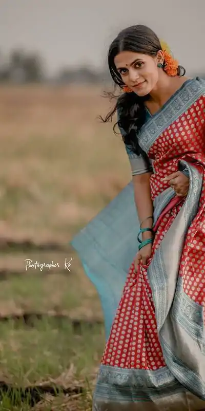 KP 3015 Red Color Soft Litchi Silk Jacquard Work Sequence Saree Casual, Wedding, Festive, Events . Expected Delivery  4-6 Working Days @1449/- only | Designer Sarees, Embroidered Sarees, Sarees, Bollywood Sarees, Creative Sarees, Ethnic Saree, Modern Digital sarees, Party Wear Sarees