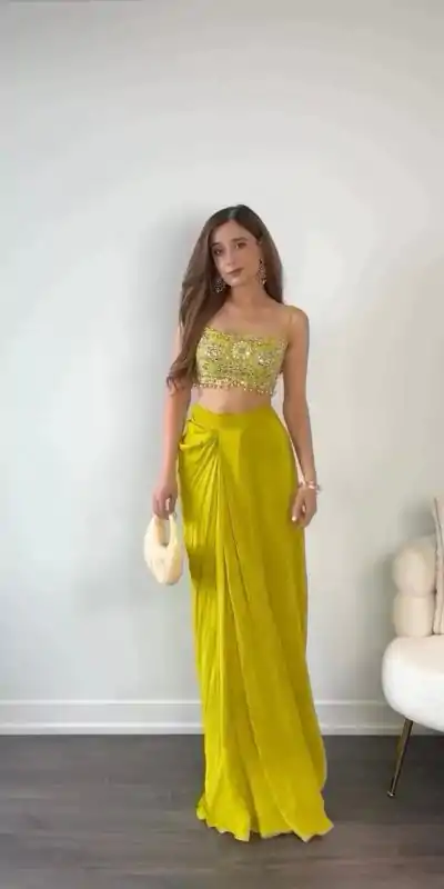 RTC 6476 Yellow Color Chinon Silk Thread With 9mm Sequence Dhoti Suit, Wedding, Party, Festive, Events. Expected Delivery 4-6 Working Days @2049/-Only | Casual Suits, Jump Suits, Tops & Bottoms, Track Suits, Salwar suit, Creative suits, Designer Suits, Palazzo Suits, Party Wear Suits, Patiala Suits, Straight Suits, Trendy Wear