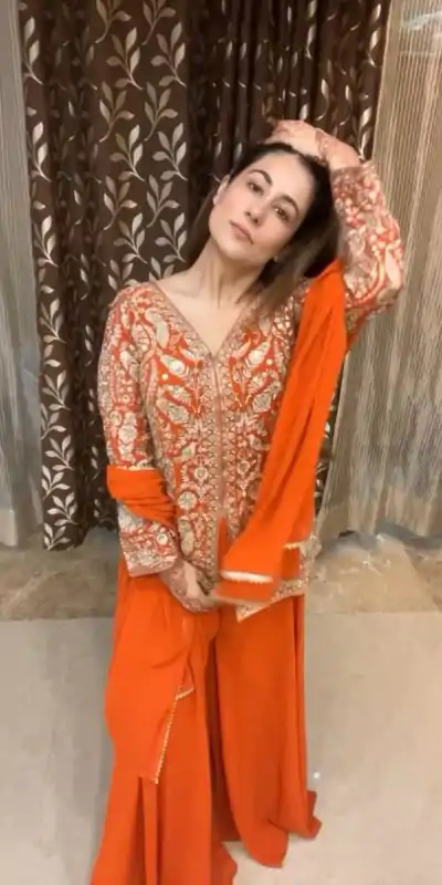 LG 1918 Orange Color Chinon With Embroidery Sequence Work Salwar Suit Casual, Wedding, Party, Festive, Events Etc.4-6 Working Days@ 2299/-only | Casual Suits, Jump Suits, Salwar suit, Creative suits, Designer Suits, Palazzo Suits, Party Wear Suits, Patiala Suits, Straight Suits